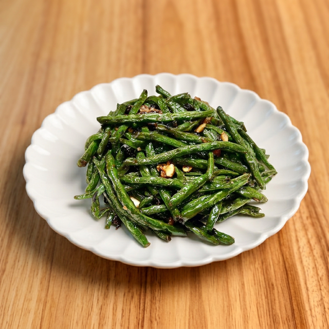 V10 四川四季豆 Szechuan String Beans.