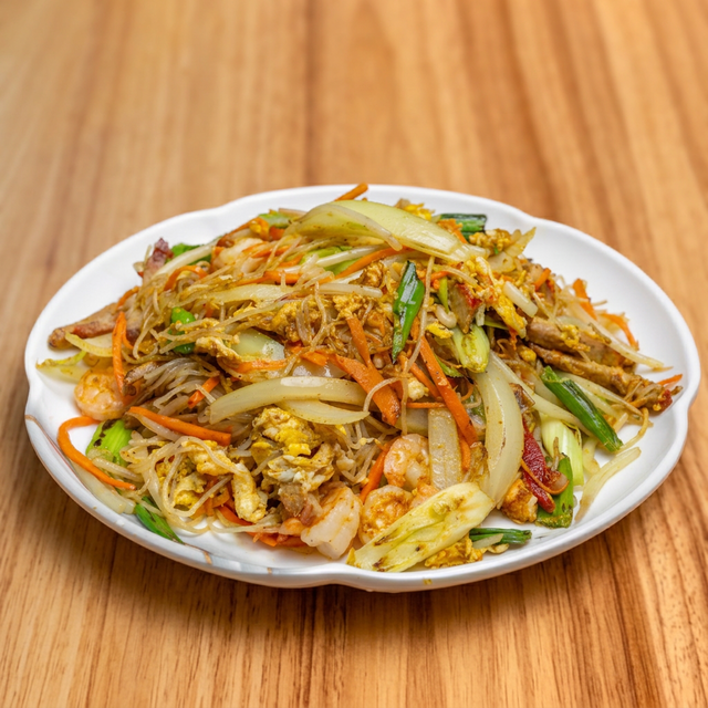 星州炒米 Rice Noodle, Singapore Style.