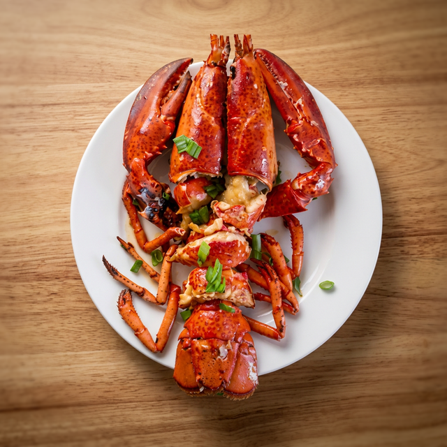 Ls2 廣東龍蝦 Fried Lobster, Cantonese Style.