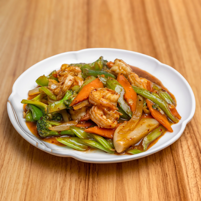 Ls6 四川蝦球 Szechuan Shrimp.