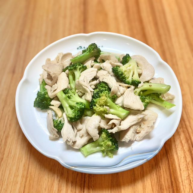 Chk6 芥蘭雞 Chicken with Broccoli.