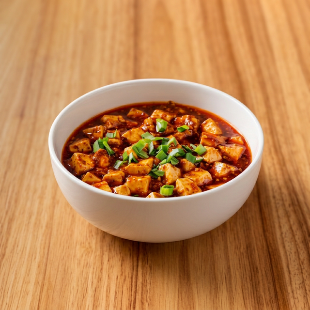 Bc5 蝦仁扒豆腐 Braised Bean Cake with Shrimp.
