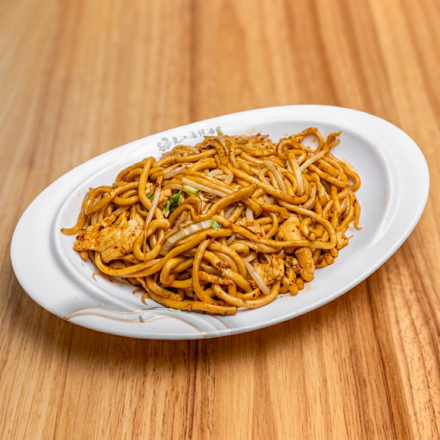 几炒拉 Chicken Fried Noodle.
